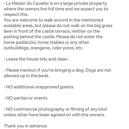 La Maison Du Cavalier, Chateau De Lavenue